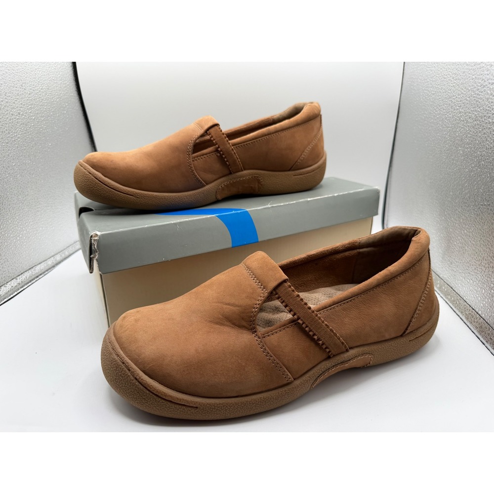 SoftWalk Venezia Women 11W Root Nubuck Brown Leather Slip On‎ Loafers S0510-260